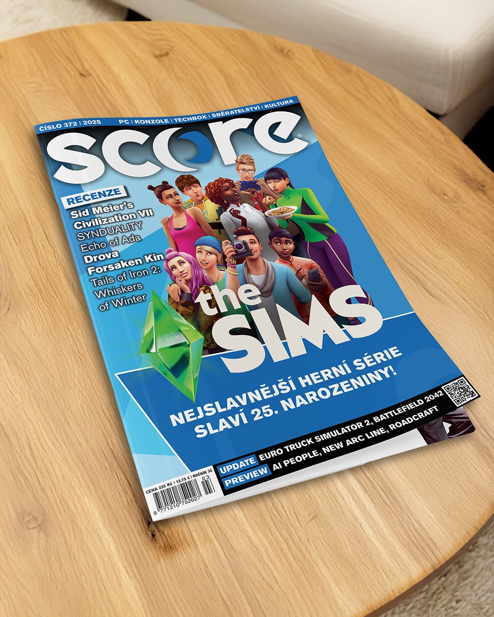 ScoreCZ's tweet image. SCORE 372 v prodeji -&amp;gt; send.cz/casopis/344/sc…

@TheSims @CivGame