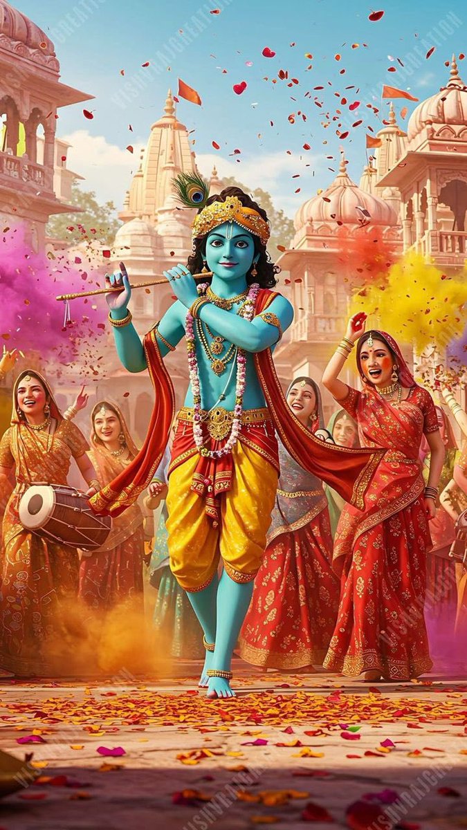 Happy Holi !! What a powerful celebration of the #Hindu way of life…. A way of life that celebrates full throttle living!! Inclusive of all. Fully appreciative of millions of gods.  A life of music, colors, singing, dancing and living with love and light.  Fire crackers too !