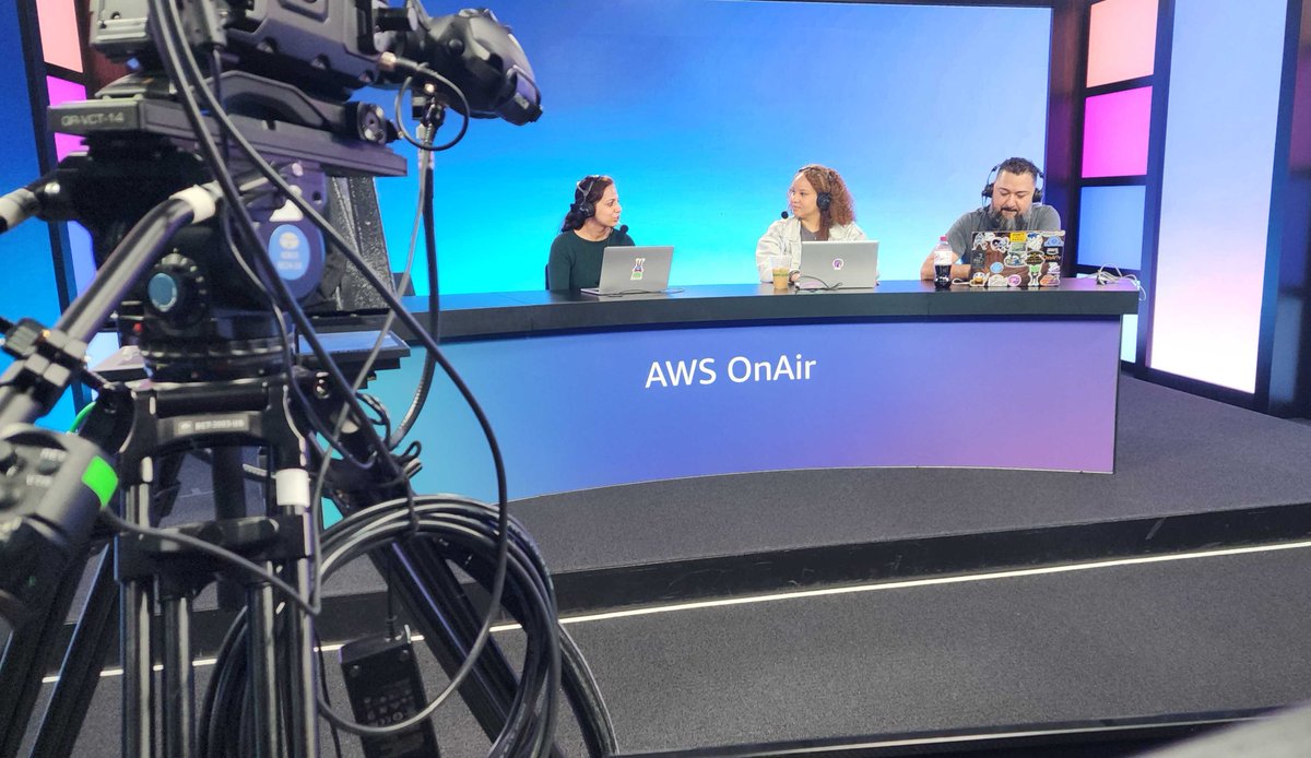 AWSonAir's tweet image. Behind the scenes at AWS Pi Day, where everyone is excited to hear about the latest innovations with AWS data and analytics 

Join us today at 9 AM PT 👉 Twitch.tv/aws 

#AWS #AmazonSageMaker #AmazonS3