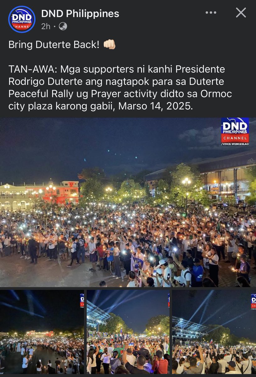 JaneTheVirgo13's tweet photo. From my hometown in Ormoc City … 

Leyte is for Duterte!!!! https://t.co/uvHwOnMZCb
