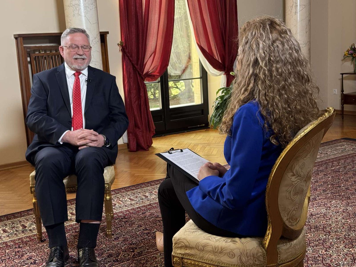 dbanova's tweet photo. Expect my interview with the ambassador of Poland in Bulgaria H. E. Machey Shimanski-tomorrow in the morning show 9:20 am. https://t.co/NIgmm32ypg