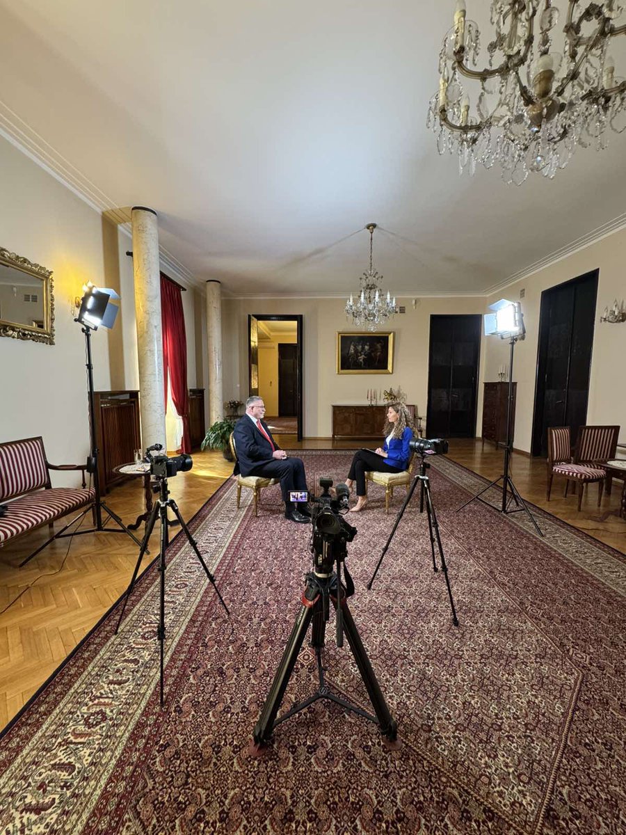 dbanova's tweet photo. Expect my interview with the ambassador of Poland in Bulgaria H. E. Machey Shimanski-tomorrow in the morning show 9:20 am. https://t.co/NIgmm32ypg