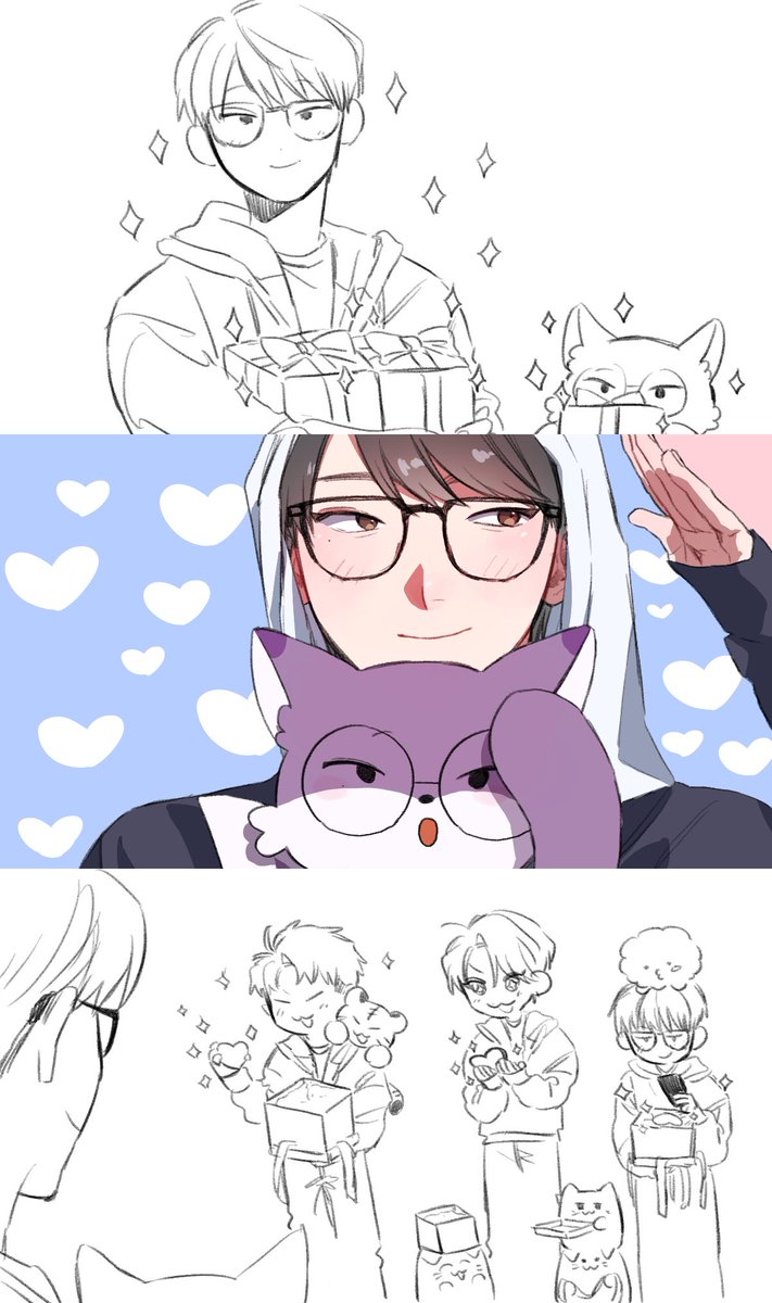 kattenchu's tweet photo. 🩷🩵 https://t.co/1E6Trmgdky