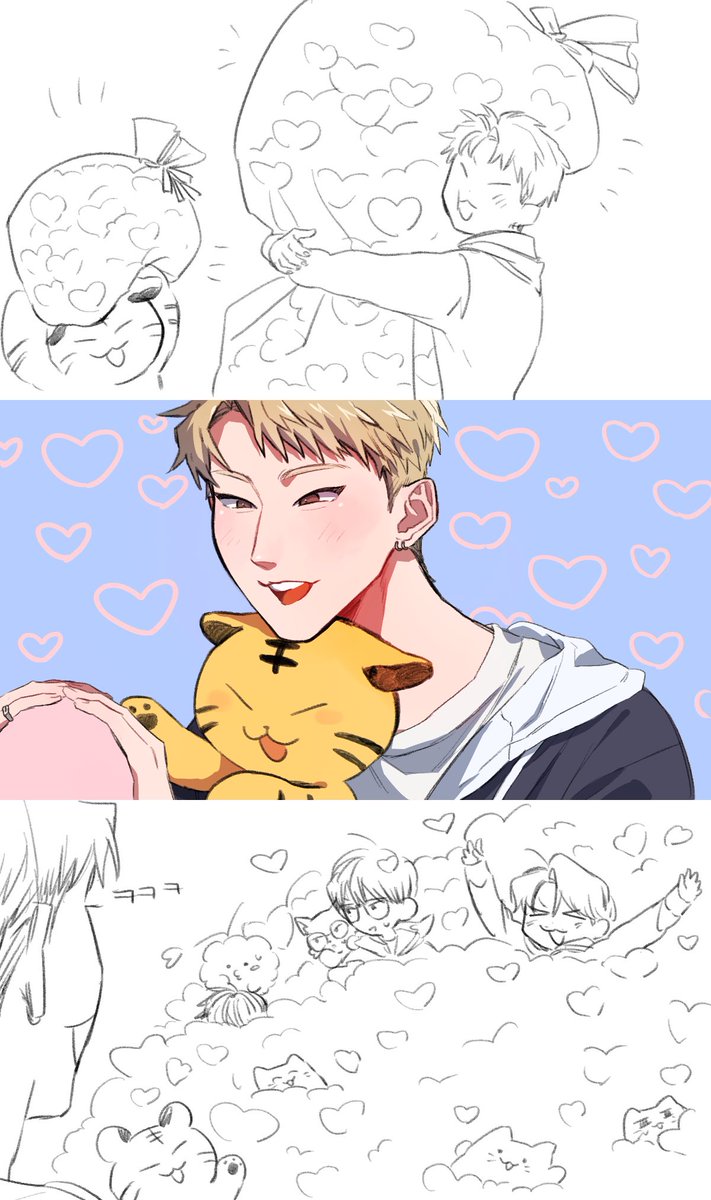 kattenchu's tweet photo. 🩷🩵 https://t.co/1E6Trmgdky