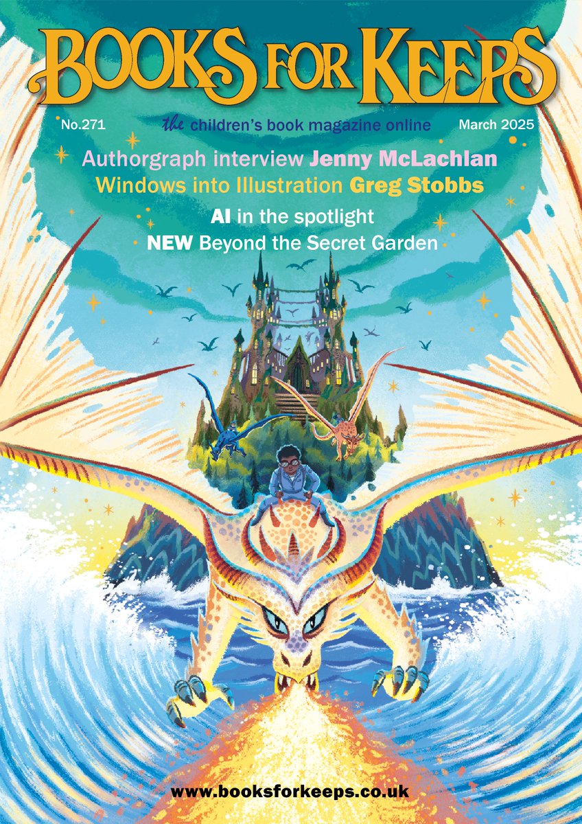 Out now! #BfK271 our March issue. Authorgraph interview Jenny McLachlan, Windows into #Illustration by Greg Stobbs, new Beyond the Secret Garden,new Picture This, plus more interviews, features, comment &amp; of course LOTS of children's book reviews #KidLit📚
booksforkeeps.co.uk/issue/bfk-271-…