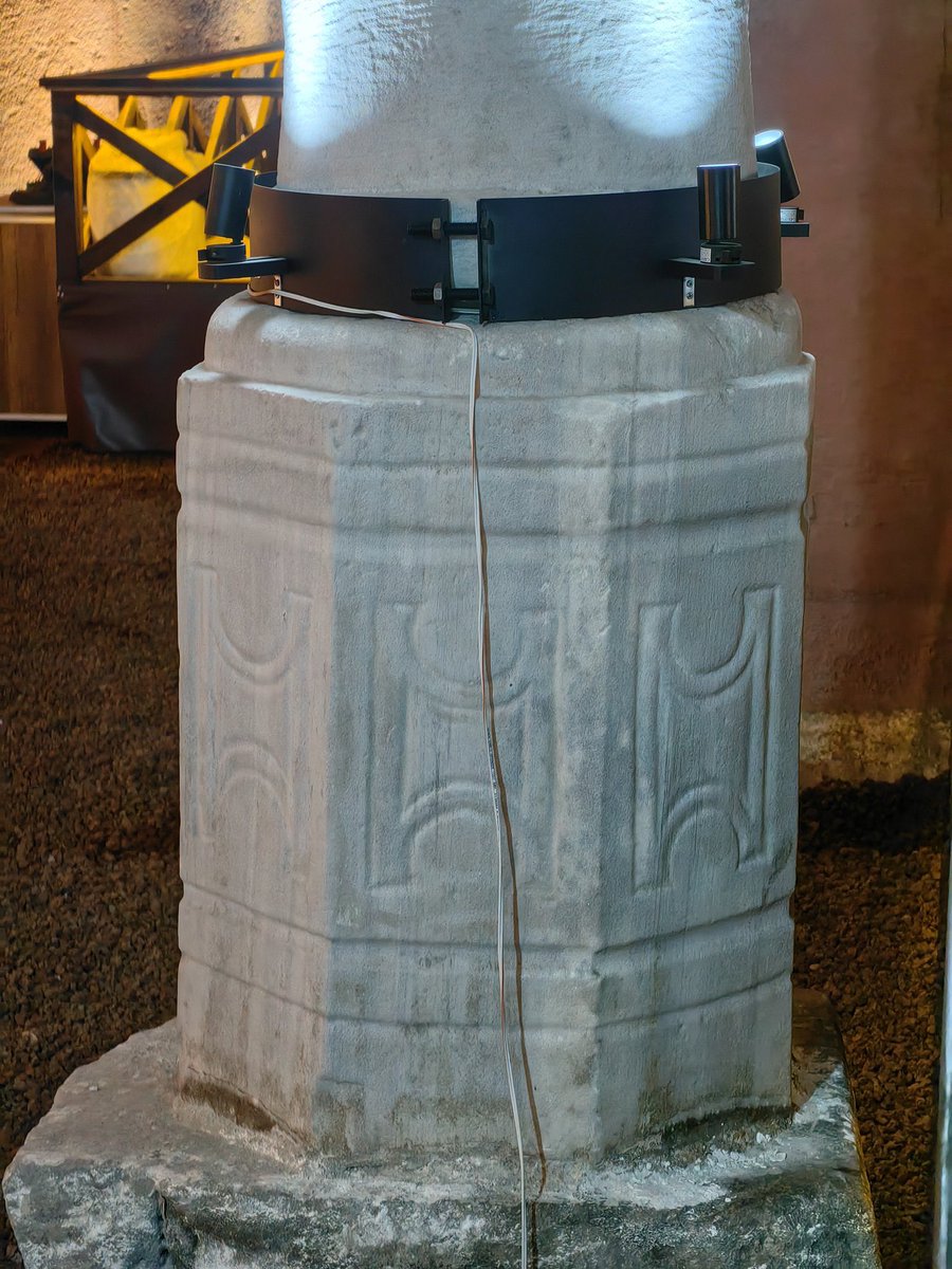 Visiting the restored Zeyrek or Pantocrator cistern, also named Unkapanı #cistern, recently opened to the public. It belonged to the complex of the  12th century Pantocrator monastery, but it was possibly built much earlier, perhaps even in the 6th century. #istanbul #heritage