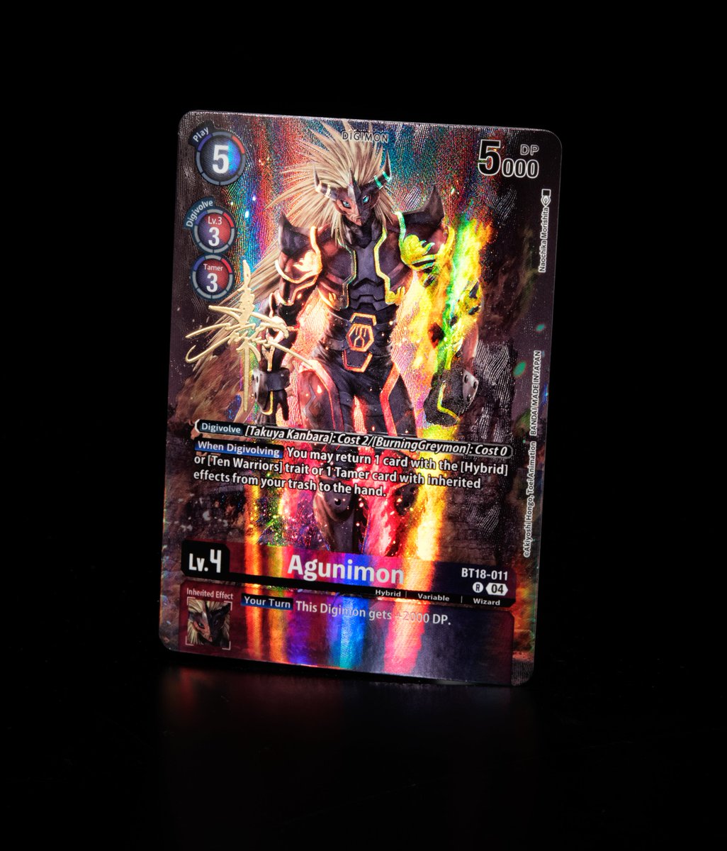 Card Reveals] Hello Digimon Tamers! Today's card is the signed alt