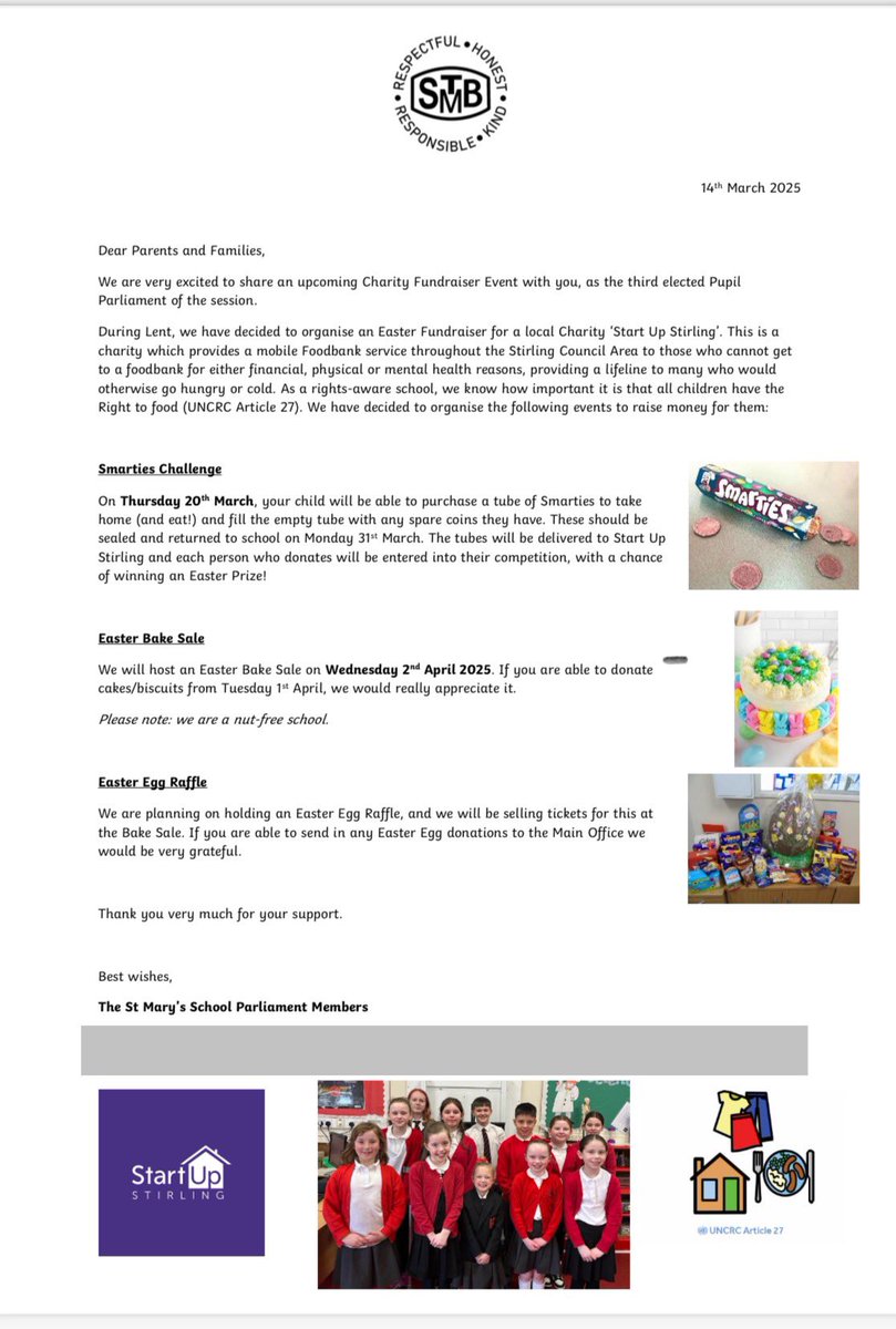 St Mary’s Pupil Parliament tweet media