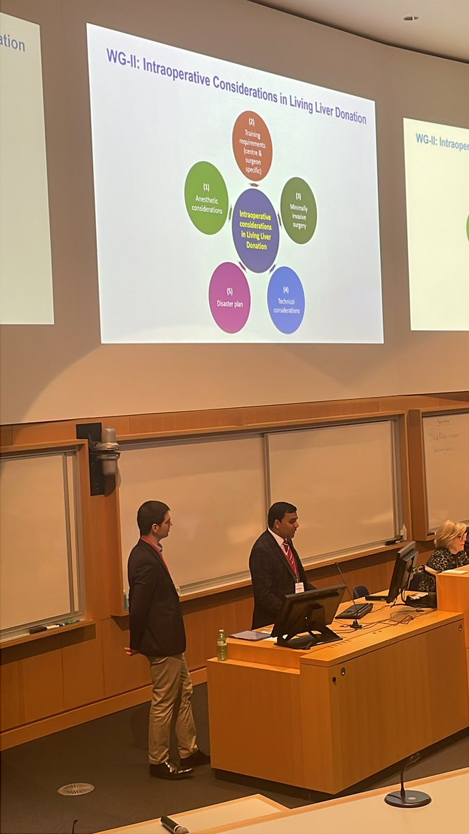 Intraoperatove considerations for living donor safety!

Vangard future chair <a href="/Abdul_Hakeem_99/">Abdul Hakeem PhD, FRCS</a> leading the presentation 

#ILTSConsensus2025
<a href="/_ILTS_/">ILTS</a>