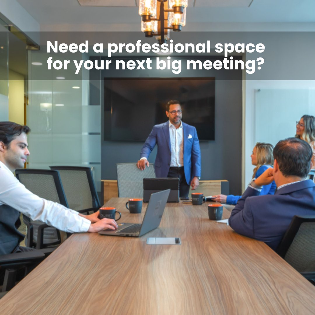 Questworkspaces's tweet image. Our fully equipped meeting rooms come with high-speed internet, A/V setup, and a comfortable setting to impress your clients.

🚀 Available for hourly or daily rental—perfect for startups, legal firms, and remote teams!

#MeetingRooms #ProfessionalSpace #BusinessGrowth