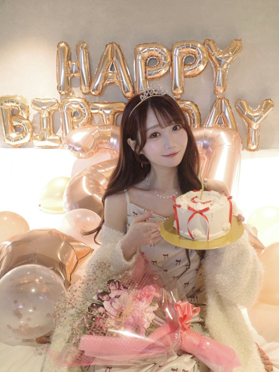 27歳になりました〜(⸝⸝ɞ̴̶̷ ·̮ ‹⸝⸝ᐡ)🎂🎀