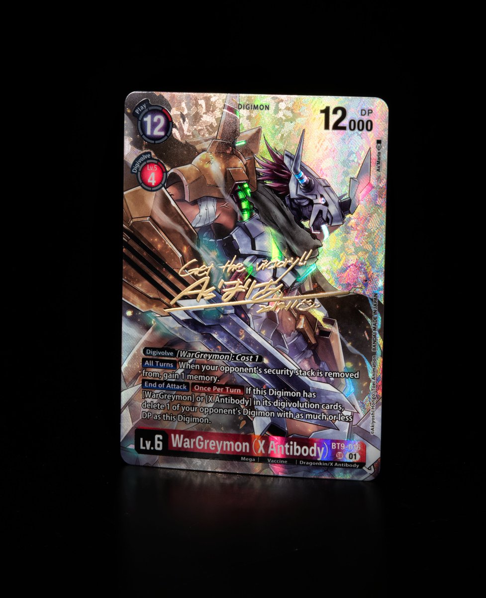 Card Reveals] Hello Digimon Tamers! Today's card is the signed alt