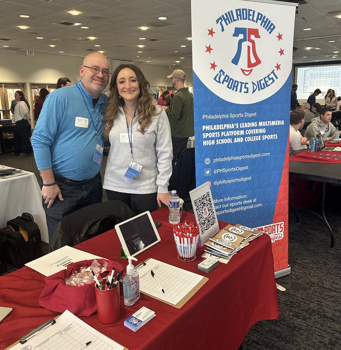 Calling all <a href="/TUKleincollege/">Klein College</a> students in need of a spring sports internship! Come visit <a href="/ngelise_s/">Angelise Stuhl</a> &amp; <a href="/johnknebels/">John Knebels</a> at the <a href="/KleinCareers/">Klein Careers</a> fair in the Student Center! We will be here until 2pm!