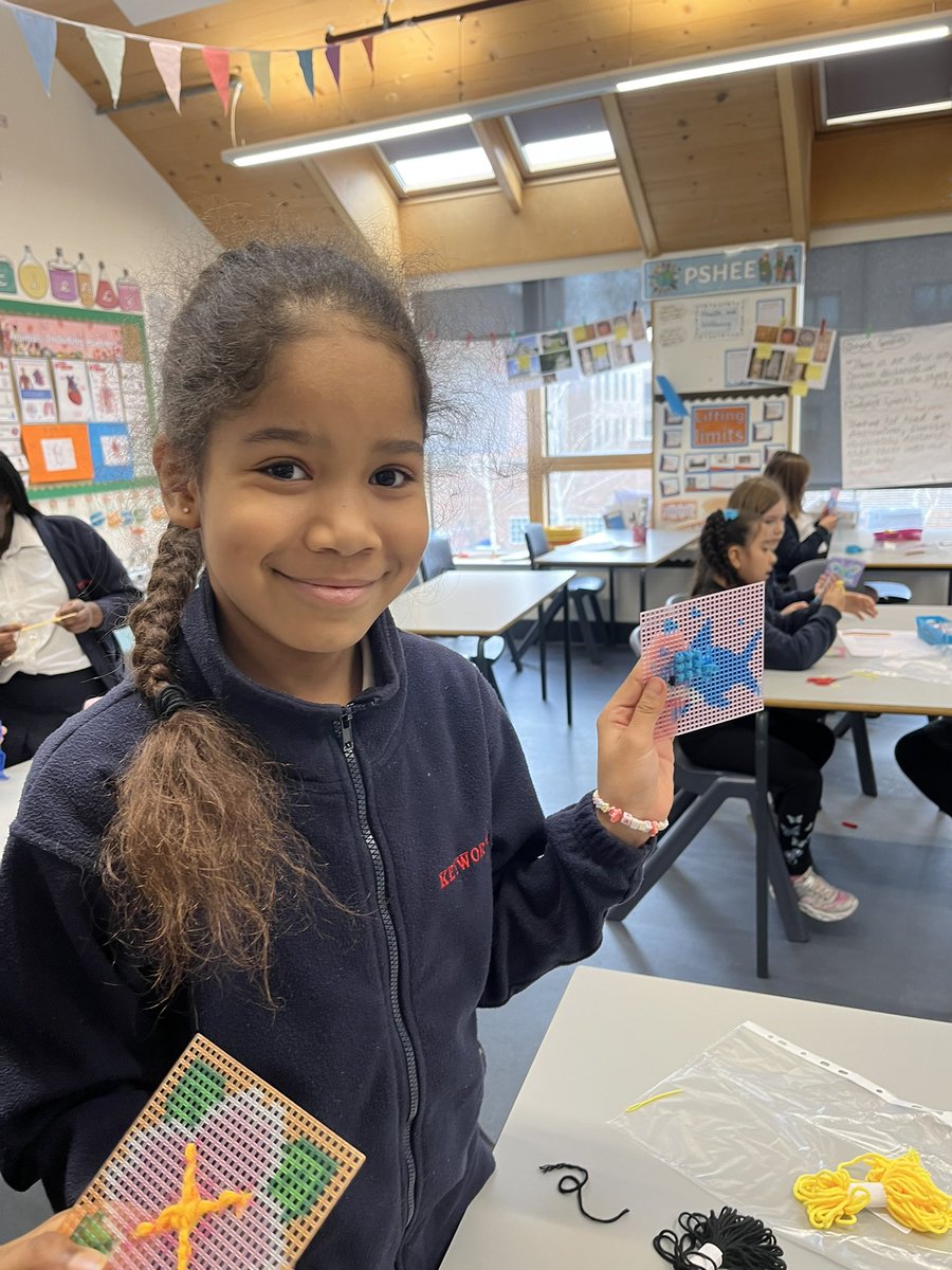 Our golden time cross stitch group are becoming more skilled at their new hobby 🪡🧵⭐️