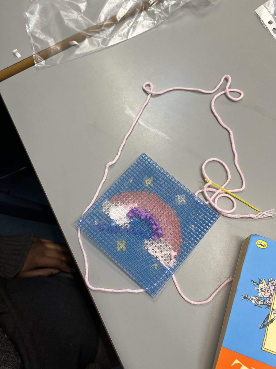 keyworthprimary's tweet photo. Our golden time cross stitch group are becoming more skilled at their new hobby 🪡🧵⭐️ https://t.co/wPGbl5M4zy