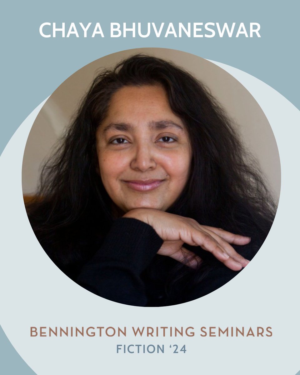 Bennington MFA (@bennmfa_writing) on Twitter photo Cheers to <a href="/chayab77/">Chaya Bhuvaneswar</a>, MFA '24! She has been awarded a <a href="/masscultural/">Mass Cultural Council</a> grant in Literature for 2025 for a story collection in progress. 🎉
massculturalcouncil.org/artists-art/gr… Cheers to <a href="/chayab77/">Chaya Bhuvaneswar</a>, MFA '24! She has been awarded a <a href="/masscultural/">Mass Cultural Council</a> grant in Literature for 2025 for a story collection in progress. 🎉
massculturalcouncil.org/artists-art/gr…