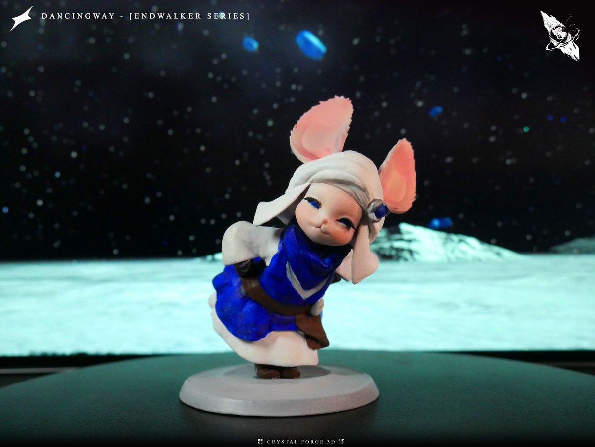 crystalforge3D's tweet photo. We hope to see more dancing lopporrits in cosmic exploration! 

#ffxiv #ff14 #ff14art #FFXIVART #resinstatue #finalfantasyxiv https://t.co/seRbBqFB4k
