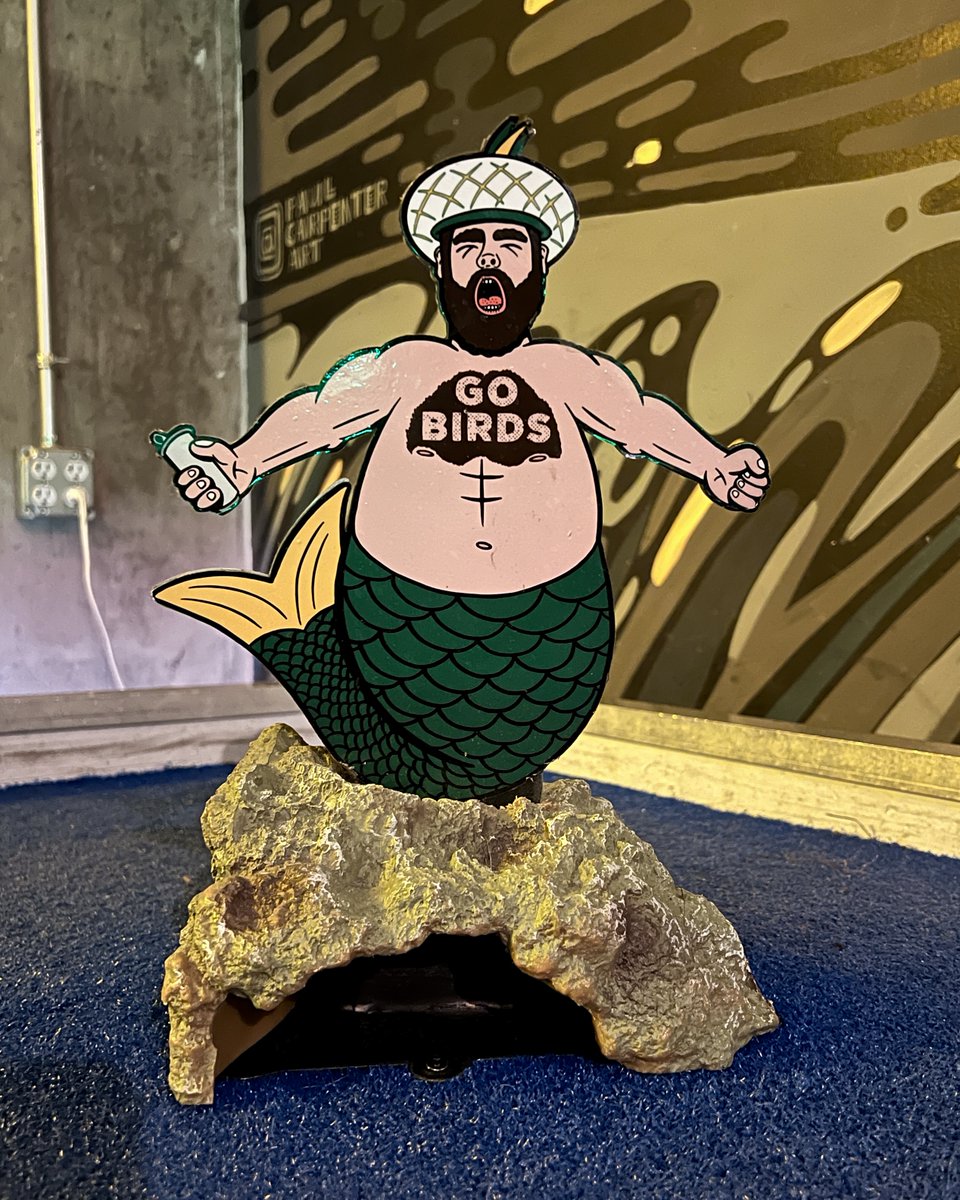 Corey Danks (@coreydanks) on Twitter photo Realized that I never shared my dimensional character illustrations for Libertee Grounds’ updated downstairs course, so here’s our raccoon mascot nailing a handplant and Jason Kelce as a Schuylkill River mermaid 👍 Realized that I never shared my dimensional character illustrations for Libertee Grounds’ updated downstairs course, so here’s our raccoon mascot nailing a handplant and Jason Kelce as a Schuylkill River mermaid 👍