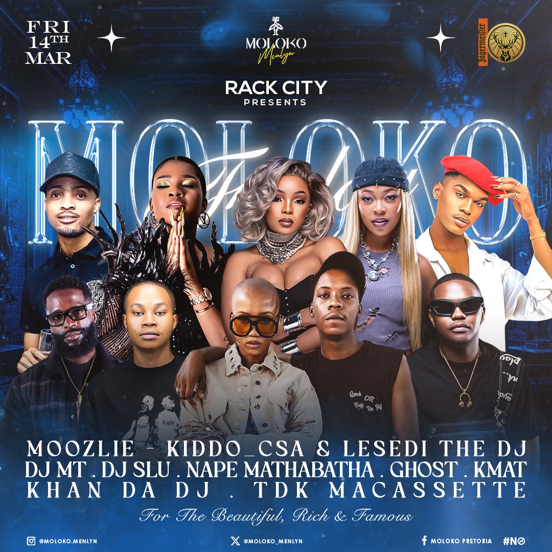 Daren Mocha (@darrenmocha) on Twitter photo It's Friday baby!! Let's do <a href="/Moloko_Menlyn/">Moloko Menlyn</a> tonight with <a href="/MoozlieSwaggies/">Nomuzi Swaggies</a> <a href="/KiddoCSA_/">Kiddo CSA</a> <a href="/Lesedithedj/">LESEDITHEDJ</a> <a href="/NapeMathab27483/">Nape Mathabatha</a> <a href="/tdkmacassettee/">#umsebenzi🎶</a> <a href="/Kmat_dj/">KMAT</a> <a href="/brucebhakha/">Bruce Sibanda</a> <a href="/PoizonDaGodfada/">Poizon The Godfather</a> <a href="/sbokhuzy/">SBOKHUZY 🇿🇦</a> <a href="/Djyeankeyz/">♣Deejay yeankeyz♣</a> It's Friday baby!! Let's do <a href="/Moloko_Menlyn/">Moloko Menlyn</a> tonight with <a href="/MoozlieSwaggies/">Nomuzi Swaggies</a> <a href="/KiddoCSA_/">Kiddo CSA</a> <a href="/Lesedithedj/">LESEDITHEDJ</a> <a href="/NapeMathab27483/">Nape Mathabatha</a> <a href="/tdkmacassettee/">#umsebenzi🎶</a> <a href="/Kmat_dj/">KMAT</a> <a href="/brucebhakha/">Bruce Sibanda</a> <a href="/PoizonDaGodfada/">Poizon The Godfather</a> <a href="/sbokhuzy/">SBOKHUZY 🇿🇦</a> <a href="/Djyeankeyz/">♣Deejay yeankeyz♣</a>