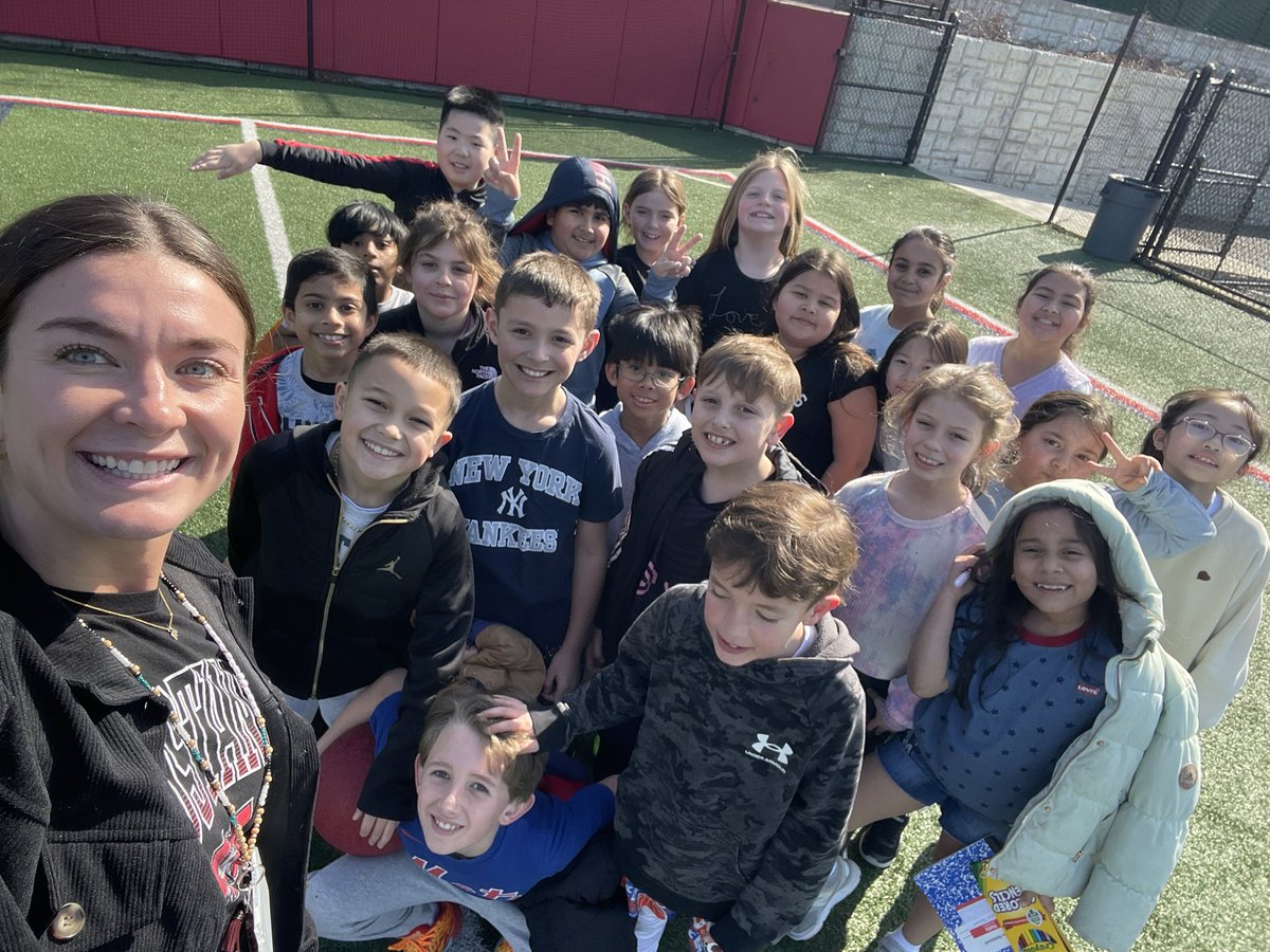 Hardwork all week results in a class kickball game on a sunny Friday🥳!!! <a href="/Mrs_Lucito/">Maggie Lucito</a>