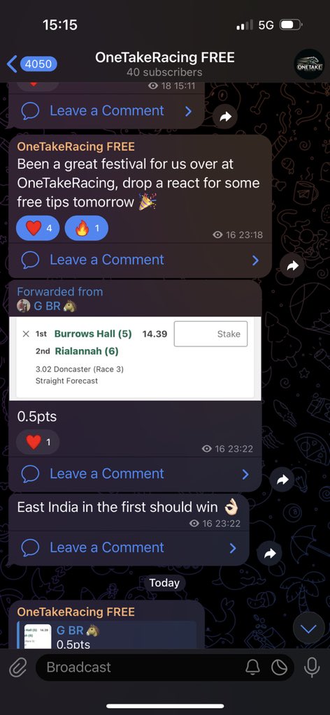 OneTakeRacing's tweet image. Even the free group is having it off what’s your excuse? 💥💰