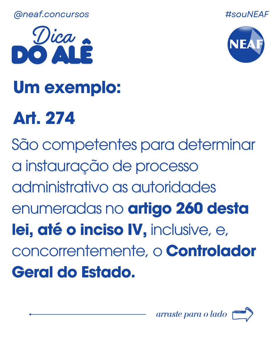 NEAF_Concursos's tweet photo. Existe um novo personagem que vai cair na sua prova: Controlador-Geral do Estado.

E aí, achou útil? Deixe a sua opinião sobre essa dica nos comentários!

.
.
#TRT15 #TJSP #Escrevente #TRT2 #Lei10261 #improbidadeadministrativa #EscreventeTJSP #lei8429 #souNEAF https://t.co/ID4eA7icyD