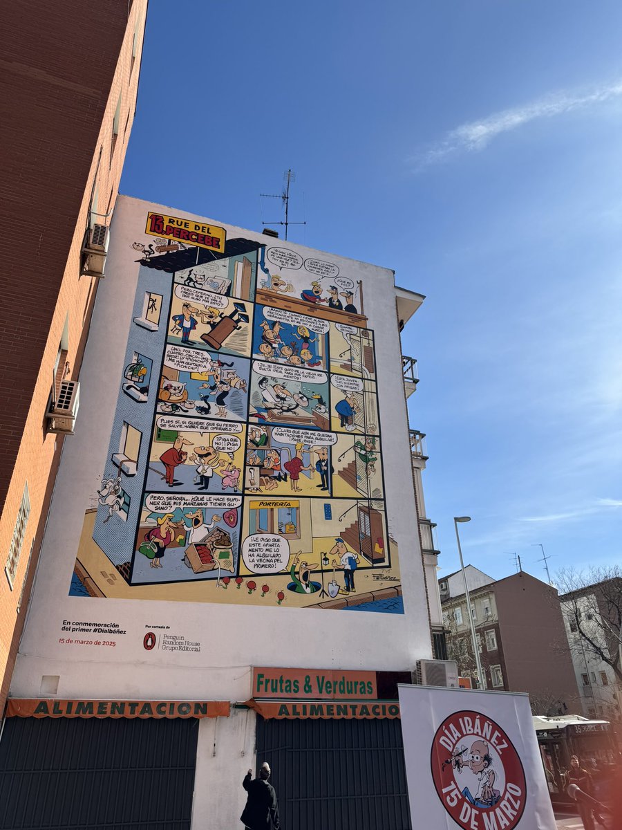 PilarMartinVal's tweet image. Genial y merecida idea para honrar la memoria de Ibáñez ! A ver si esto sirve para que todos los agentes culturales del cómic se acuerden de qué hizo y hace Carlos Giménez.