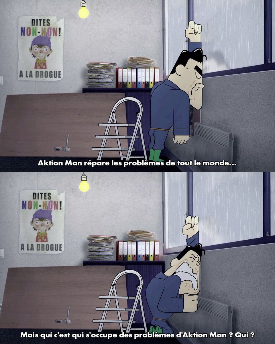 Semaine difficile pour Aktion Man, heureusement c'est le week-end !