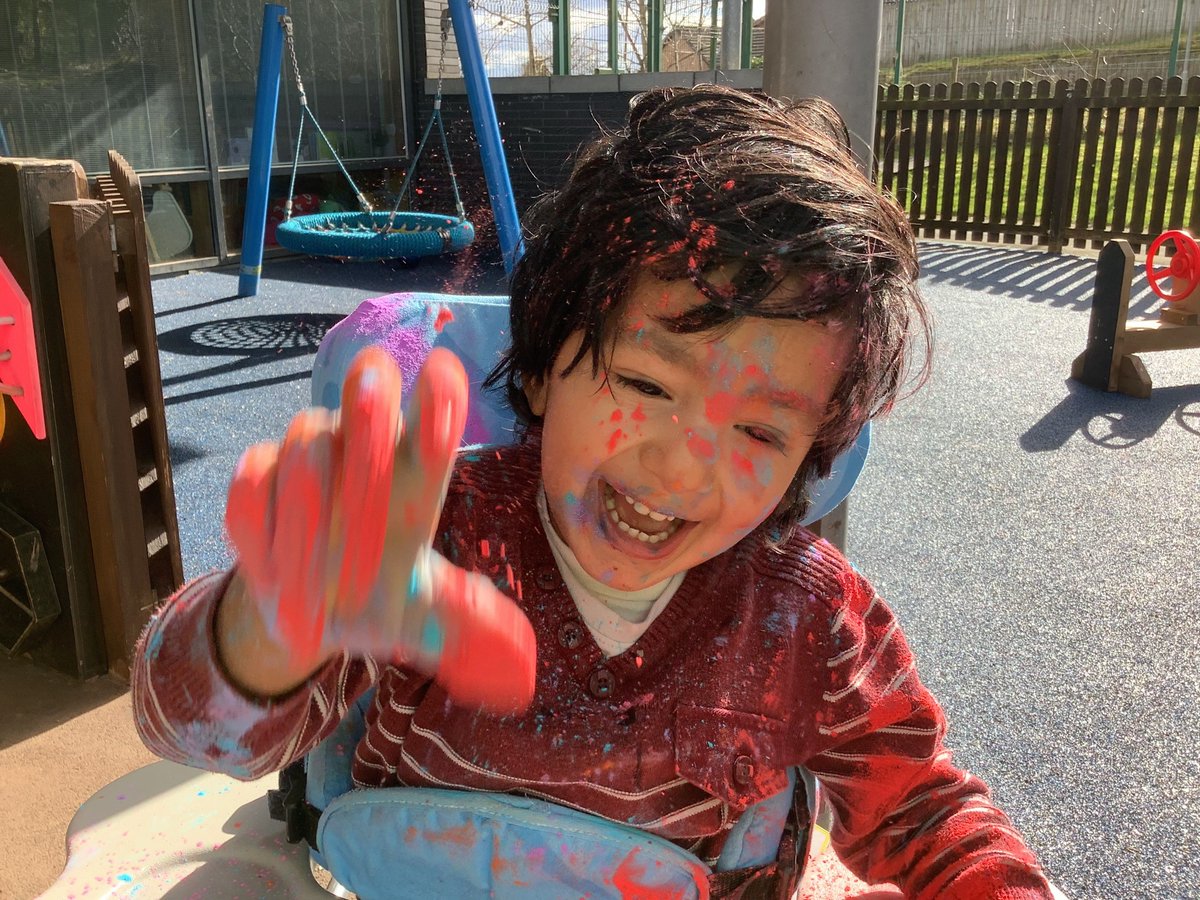 Holi celebrations were so much fun!!!! #Holi2025 #festivalofcolours #love #Spring