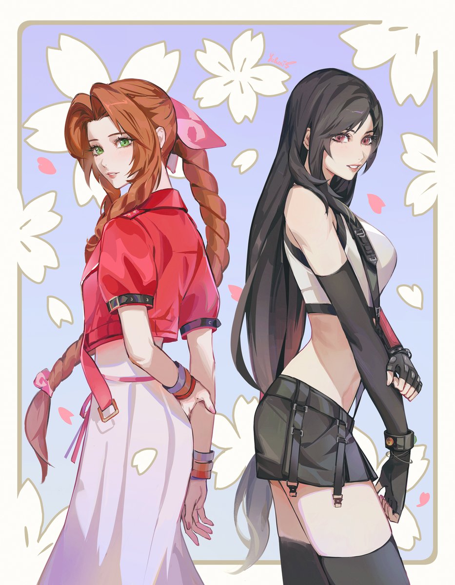 yubuki_i's tweet photo. Tifa and Aerith 🌸
#FF7R https://t.co/2tDPmlyaCu