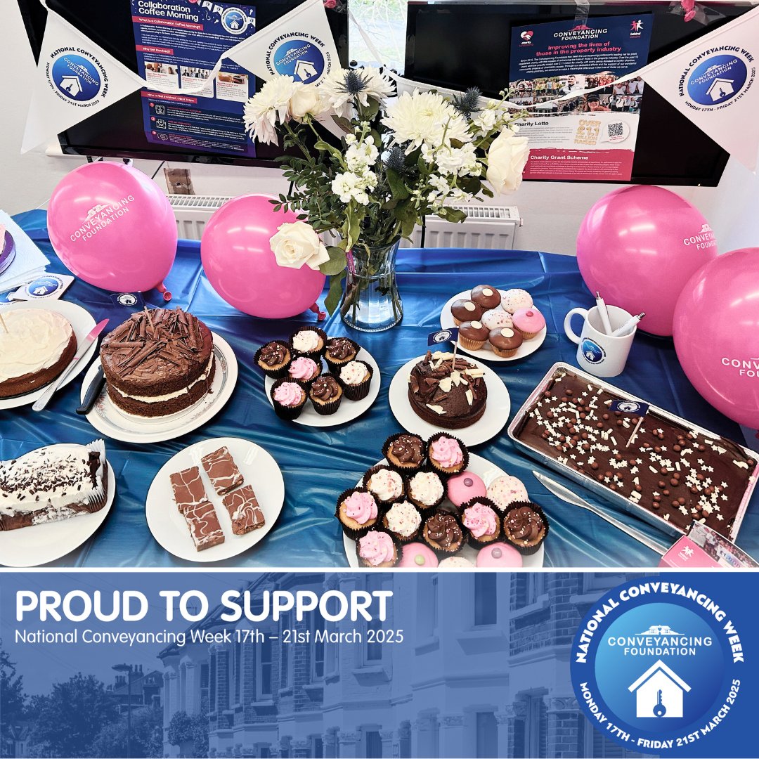 Our conveyancing team are proud to support National Conveyancing Week. This year we are raising funds for a local charity with an office bake sale and clothing collection. We are delighted to be involved and look forward to a fantastic week! #NCW2025