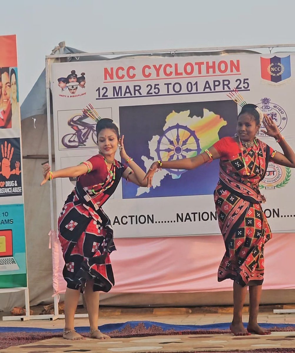 OJPTrust's tweet photo. Day 2 : Road Safety Awareness! 🚦
After championing Women Empowerment on Day 1, our NCC cadets continue their journey—this time, spreading awareness about road safety. Every pedal forward is a step towards safer streets and responsible riding.
#RideForSafety #NCCCadets #OJPT https://t.co/Kxe74RiME7