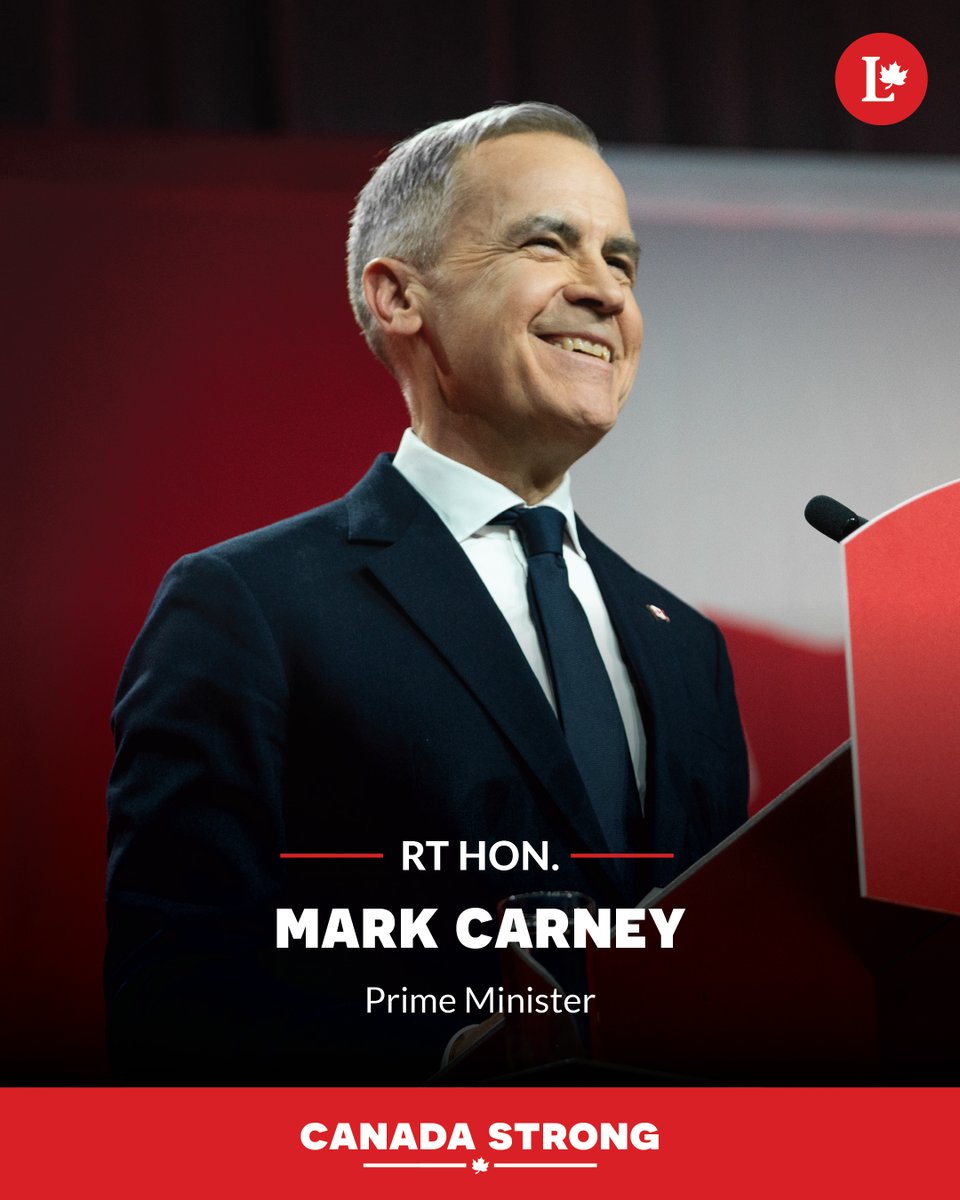 .<a href="/MarkJCarney/">Mark Carney</a>, Canada’s 24th Prime Minister.