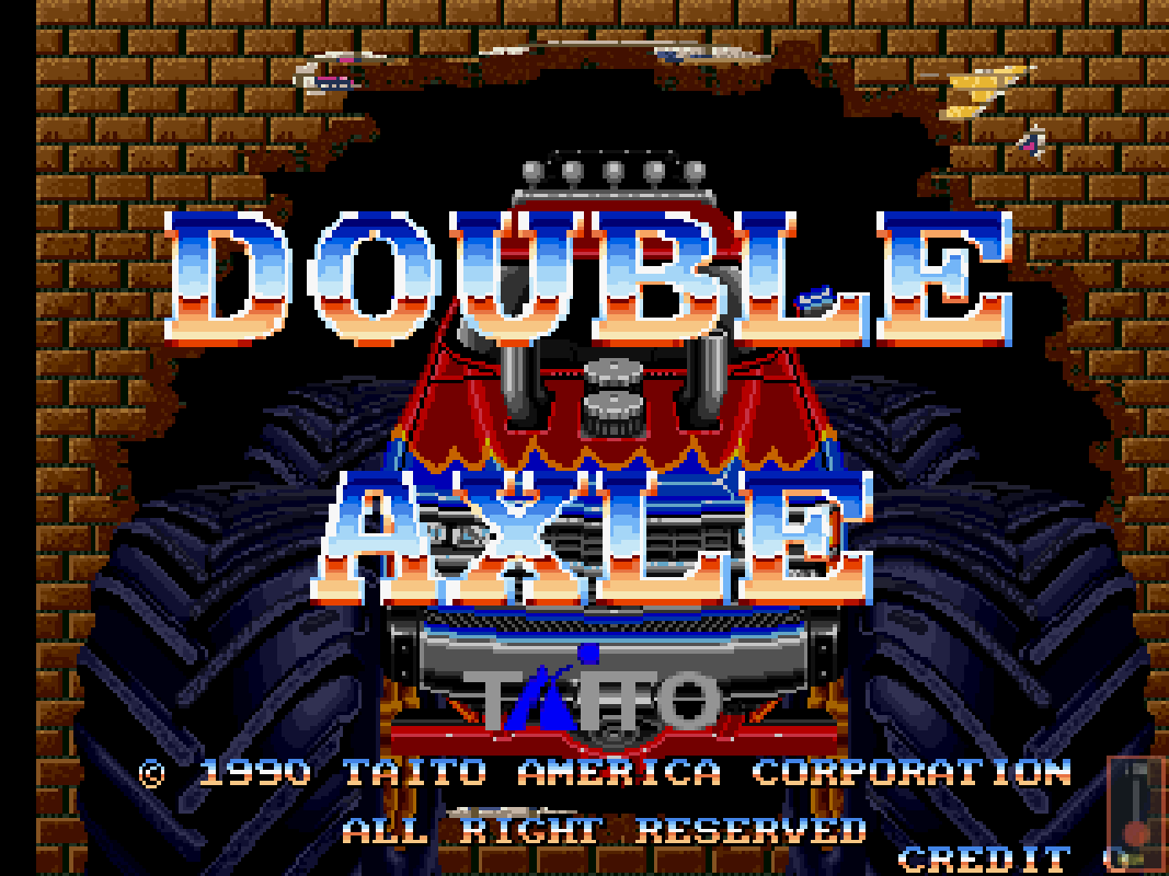 BuscandoElWarp's tweet photo. El juego del día: #DoubleAxle (#Arcade)
Creador:#Taito 1990
Las carreras de monster trucks son impresionantes, así que prepara esos gigantes neumáticos, carga tu nitro, sube a tu auto para derribar árboles, destruir casas entre otras cosas y claro competir por la primera posición https://t.co/5794yeDqBg