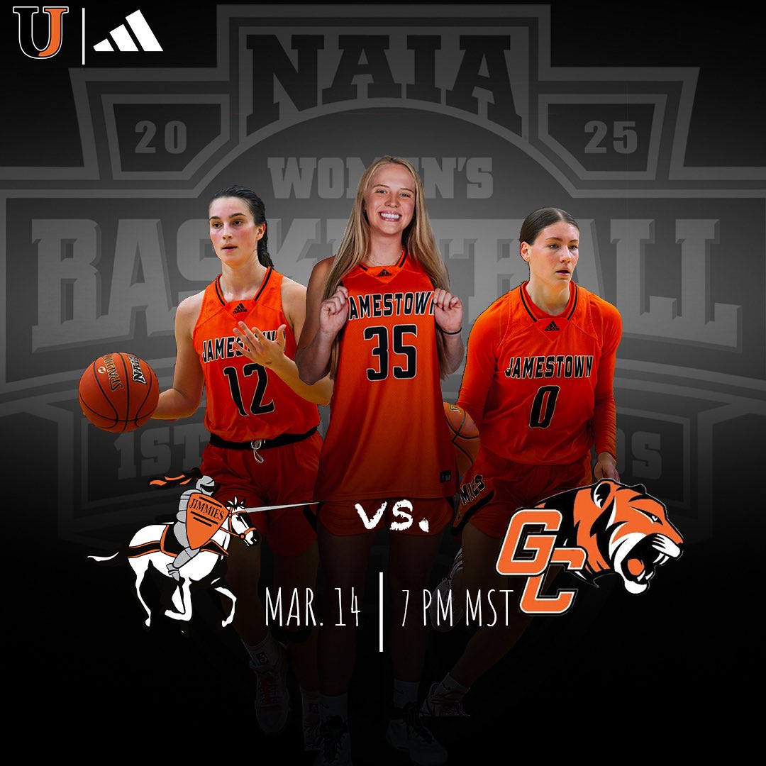 🚨NAIA NATIONAL TOURNAMENT 1ST ROUND🚨

🏀 vs. Georgetown (KY) Tigers
📍McLaughlin Center Gymnasium - Great Falls, MT
🕓 Tip-off @ 7:00 PM MST
📺 youtube.com/@universityofp…

#GoJimmies 🧡🤍