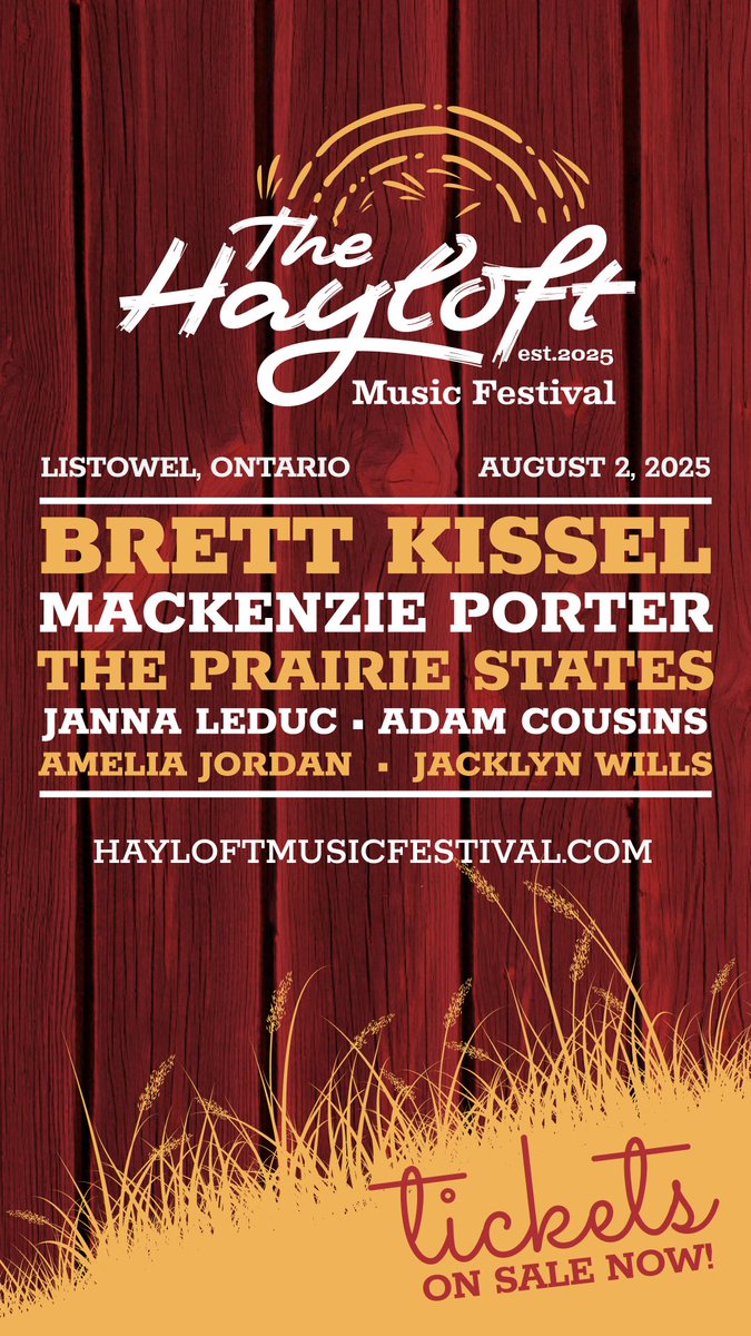 prairiestates's tweet image. Listowel Ontario we can’t wait to come and hang out with you at the #hayloftmusicfestival!

This is a killer line up and we think this one will sell out fast. 

Grab your tickets now!

hayloftmusicfestival.com