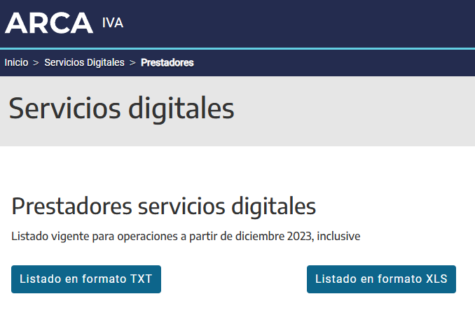 <a href="/FinanzasArgy/">Finanzas Argy 🇦🇷</a> Para dar un poco más de claridad, con esta nueva regulación ARCA va a saber si estamos pagando un servicio digital del exterior para cobrarnos el 21% de IVA que se suma al 30% de Ganancias (51% total).

Este 21% de IVA (RG 4240/2018) es un impuesto que hoy en día venimos zafando