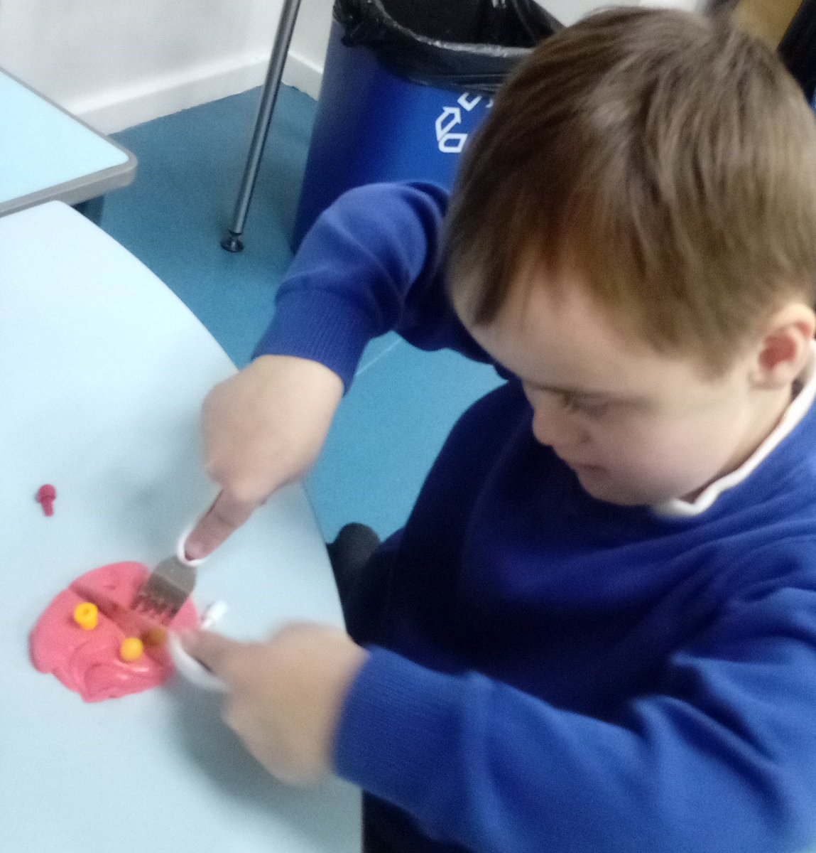 Mrs Bignall (@mrsb_otchampion) on Twitter photo Lots of cutlery skills practice this week for the <a href="/Topcliffeschool/">Topcliffe Primary</a> #OT skill of the month. Here the children are cutting through therapy putty which requires quite a bit of hand strength. They did a great job and were super resilient! ππ€© Lots of cutlery skills practice this week for the <a href="/Topcliffeschool/">Topcliffe Primary</a> #OT skill of the month. Here the children are cutting through therapy putty which requires quite a bit of hand strength. They did a great job and were super resilient! ππ€©