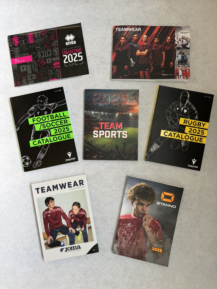 🚨🆕 2025 CATALOGUES 🆕🚨

Our 2025 catalogue’s have arrived 🙌🤩

Are you looking for branded Teamwear?? 👕

Then why not check out some of the brands we have available to you in our new batch of 2025 catalogues 📖

With a wide variety of brands available, why not pop in store
