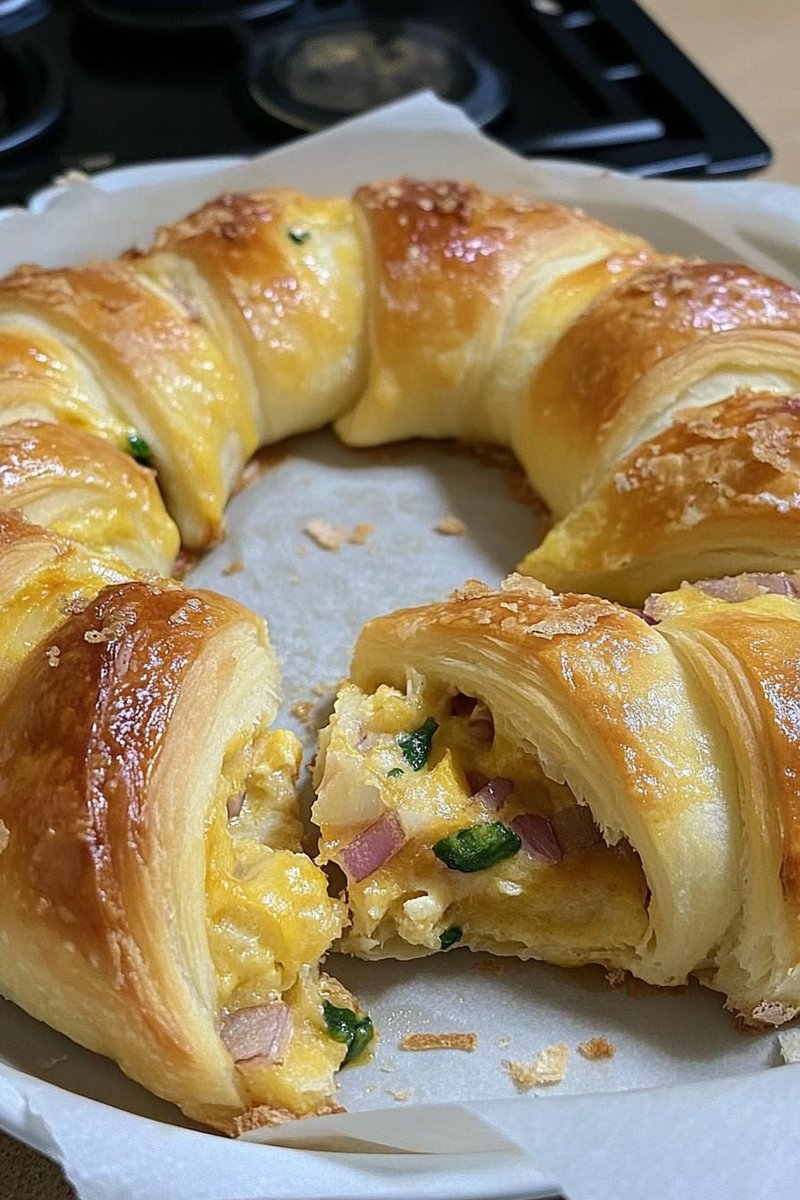 MixupRecipes's tweet photo. crescent roll breakfast🥐 https://t.co/wds3dFjUrZ
