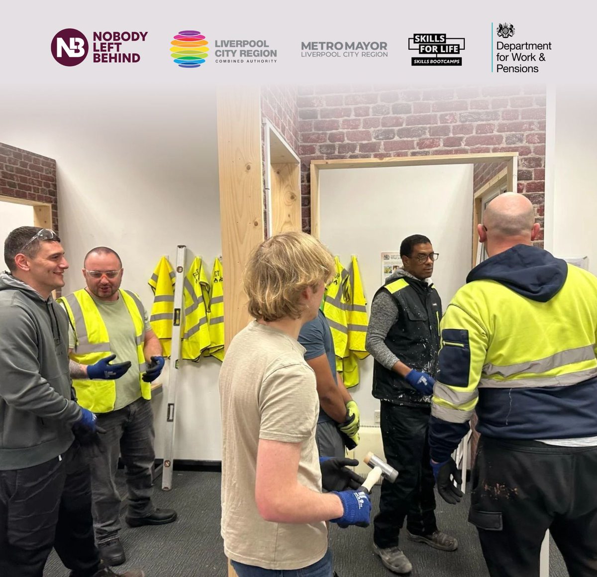 Nobody Left Behind (@nlbcic) on Twitter photo Our skills Bootcamp has commenced with learners undertaking their fenestration training this week.
NLB is funded by <a href="/LpoolCityRegion/">Liverpool City Region</a> to skill unemployed people aged 19+ within construction and support them into employment.
For more information contact admin@nlb-cic.co.uk Our skills Bootcamp has commenced with learners undertaking their fenestration training this week.
NLB is funded by <a href="/LpoolCityRegion/">Liverpool City Region</a> to skill unemployed people aged 19+ within construction and support them into employment.
For more information contact admin@nlb-cic.co.uk