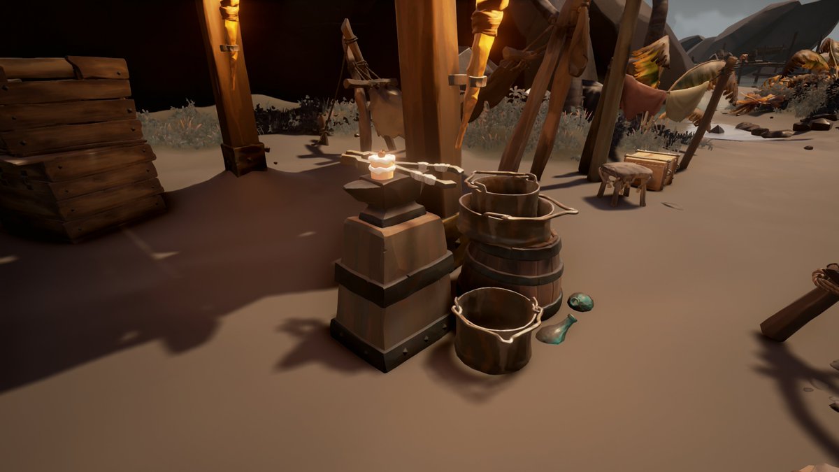 7/7 - Fetchers Rest - At NW Camp on an anvil. 

Nice easy final one