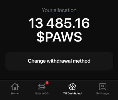 13485 $PAWS ×0.008=$107😁
13485 $PAWS ×0.009=$121✌️
13485 $PAWS ×0.01=$134🤭
13485 $PAWS ×0.02 =$269🫣
13485 $PAWS ×0.03 =404😎
13485 $PAWS ×0.04 =$539🔥
13485 $PAWS ×0.05 =$674🙆
I believe in $paws
$Paws is the next big thing after $Not
Do we share the same faith 😂😂😂