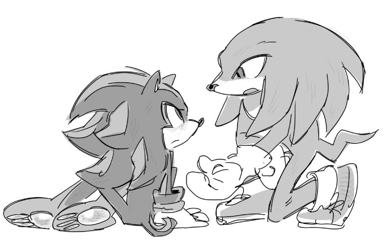 Can't B bothered with shadows shoes rn
#knuxadow #KnucklesTheEchidna #ShadowTheHedgehog 