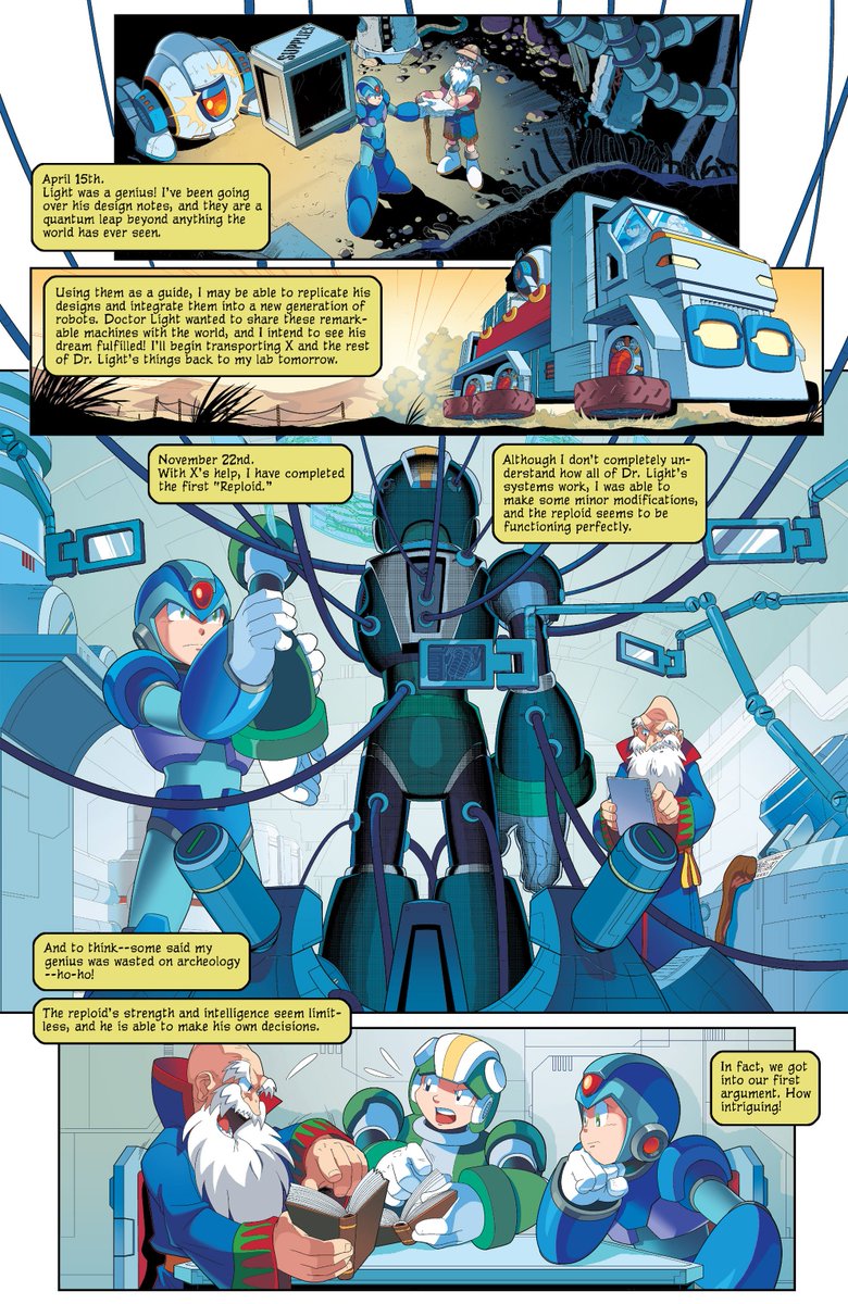 BlacklightVoid's tweet photo. @Alex_Hedgefox2 #MegaMan
#ArchieMegaMan
#MegaManX
What's there to say? Ian Flynn even added a «Mega Man X» storyline! Moreover, at some points, we are shown simultaneously the events of two timelines, which are still interconnected. How can not love these comics?! https://t.co/NIWPq3WxKW