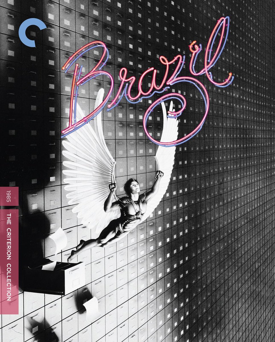 Criterion's tweet photo. Our new 4K edition of Terry Gilliam's BRAZIL (1985) enters the collection in June! https://t.co/quAbZ97Kwd

In this dystopian masterpiece, Jonathan Pryce plays a daydreaming everyman who finds himself caught in the soul-crushing gears of a nightmarish bureaucracy. https://t.co/QSdbfpVd7R