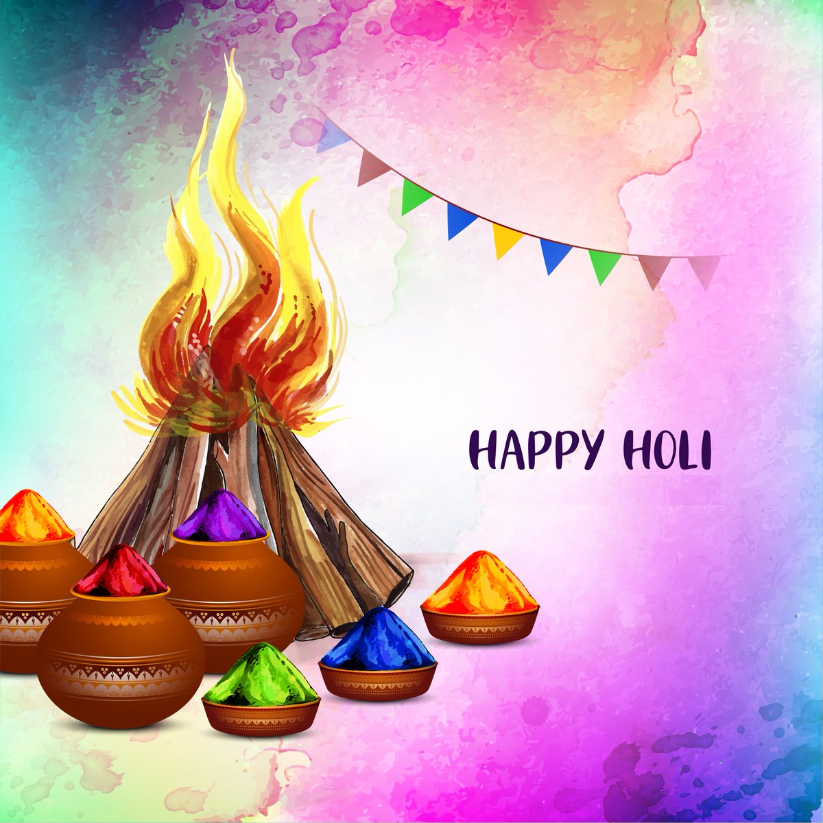 CrossCulturalM's tweet photo. Happy Holi to all celebrating! #FestivalOfColors #Holi2025 #HoliHai https://t.co/VY67aGE9ZZ