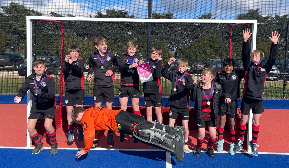 NULS_Sport's tweet photo. 🏆 U13 Midlands Champions 🏆

The U13 Hockey boys remained undefeated throughout the day to be crowned Champions. This means that both our U13 and 14 boys teams are Midlands Champions, with the U12’s competition next week!!!
@NULSchoolUK 
@NuLS_Headmaster https://t.co/vtJrMpUwPG
