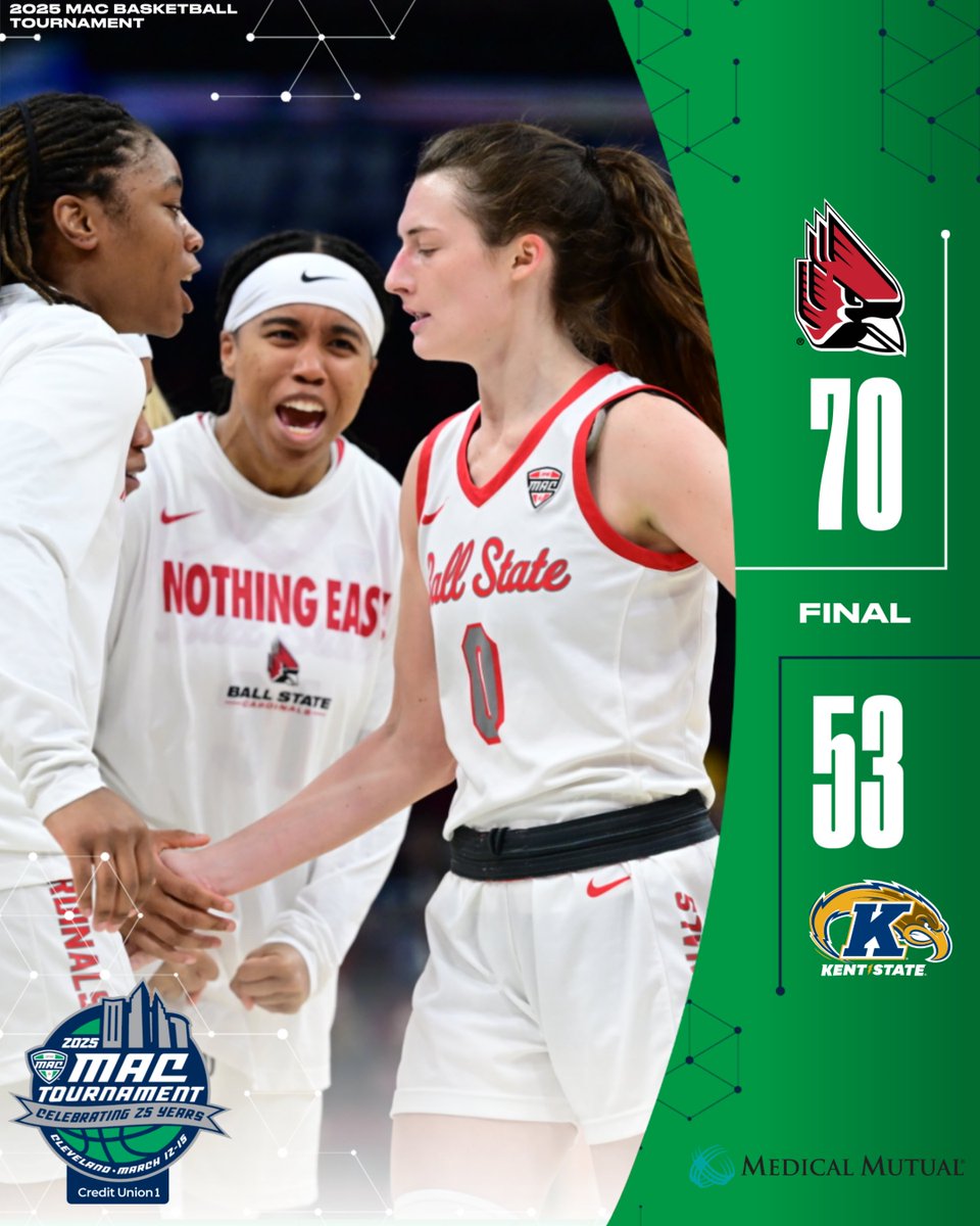 MACtion (@macsports) on Twitter photo CARDINALS 🤝 FINALS
Ball State secures the first spot in tomorrow's championship game!
<a href="/BallStateWBB/">Ball State Women's Basketball</a> | #MACtion CARDINALS 🤝 FINALS
Ball State secures the first spot in tomorrow's championship game!
<a href="/BallStateWBB/">Ball State Women's Basketball</a> | #MACtion