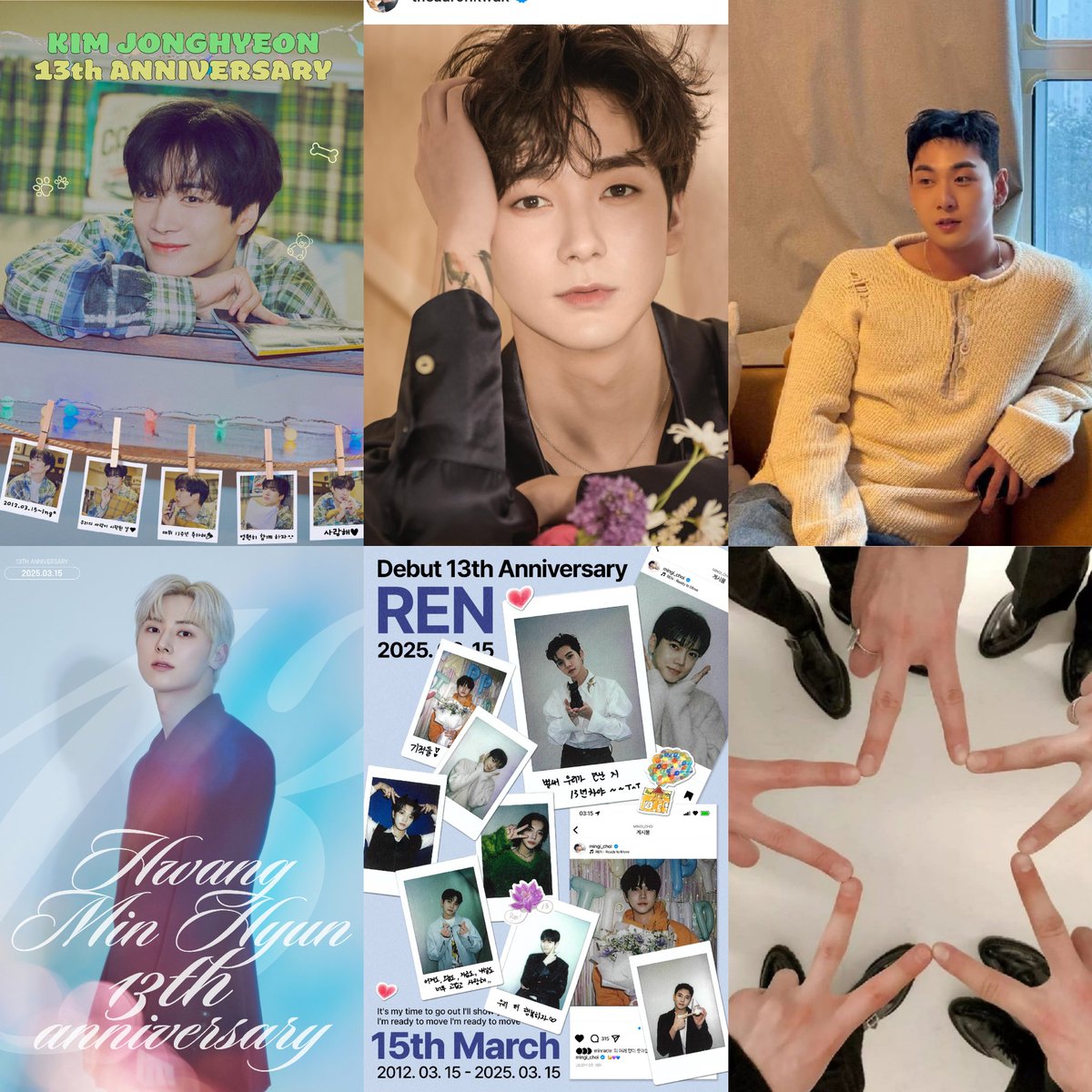 귀요미들♥️🐢🐶🐯🦊🐰♥️
#뉴이스트_데뷔13주년_축하해
#NUEST_13TH_ANNIVERSARY
#뉴이스트 #NUEST #NUEST_종현_아론_동호_민현_민기